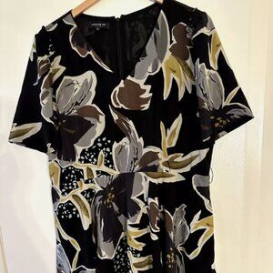 GORGEOUS WOMEN'S LIMITED EDITION LAFAYETTE 148 HAND-PAINTED DRESS